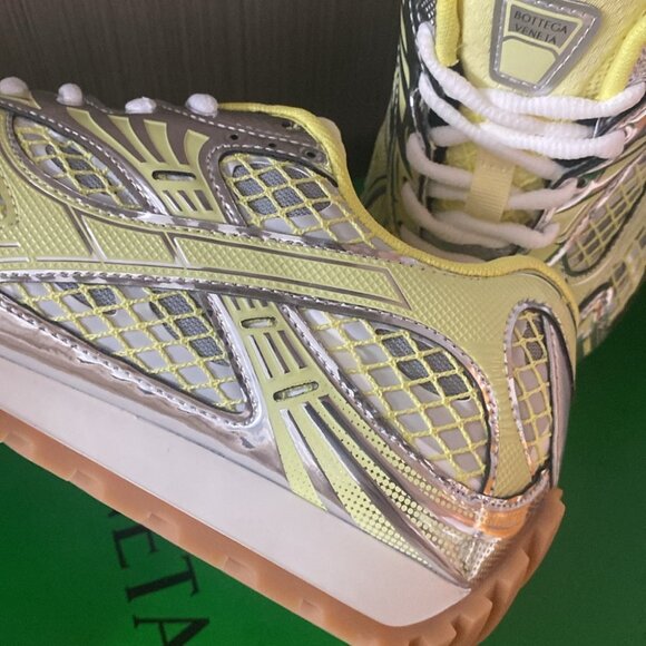 Bottega Veneta Yellow Sneakers - Orbit Collection - Picture 8 of 11